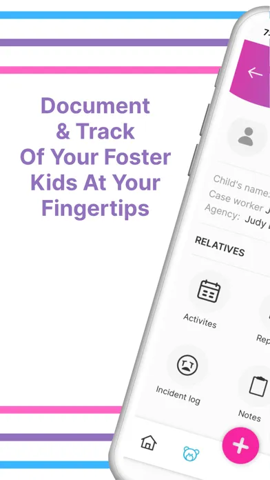 Ảnh chụp màn hình của Foster Accountability App