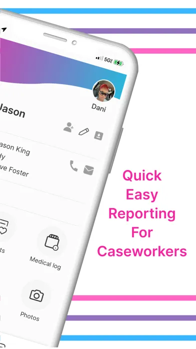 Ảnh chụp màn hình của Foster Accountability App