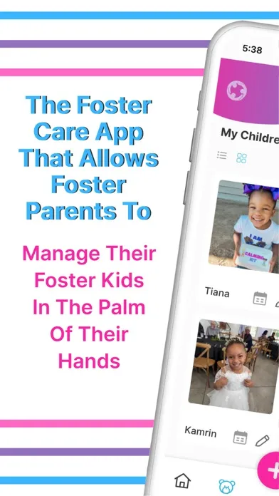 Ảnh chụp màn hình của Foster Accountability App
