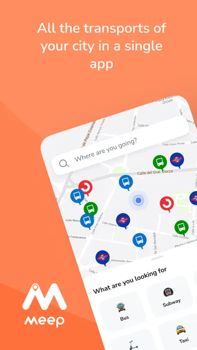 Capturas de tela do Meep - Personalized routes