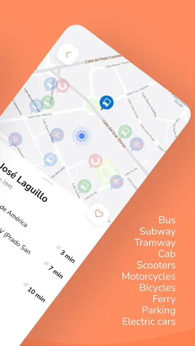 Capturas de tela do Meep - Personalized routes