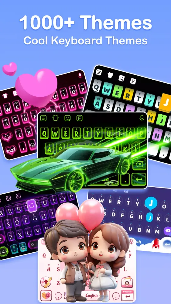Emoji Keyboard, Themes: FotoAI Ekran Görüntüleri