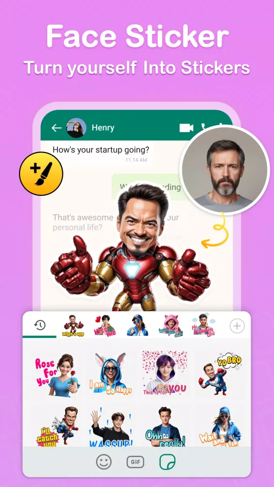 Emoji Keyboard, Themes: FotoAI Ekran Görüntüleri