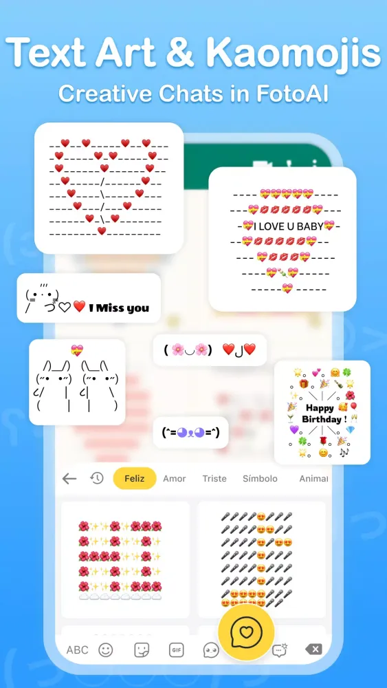 Emoji Keyboard, Themes: FotoAI Ekran Görüntüleri