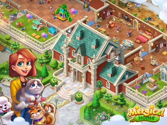 Mergical Home-Fun puzzle game iPad  스크린샷
