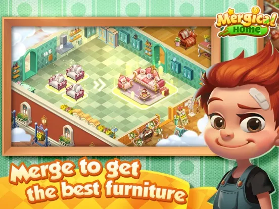 Mergical Home-Fun puzzle game iPad  스크린샷