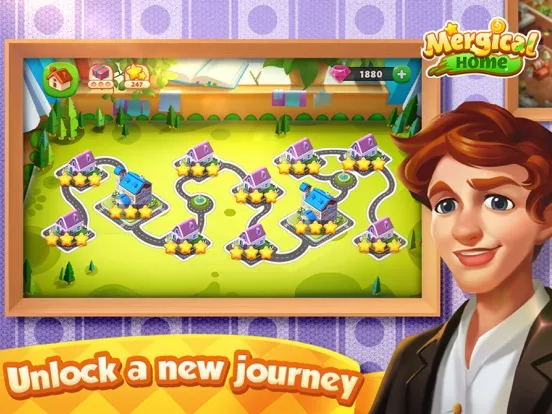 Mergical Home-Fun puzzle game iPad  스크린샷