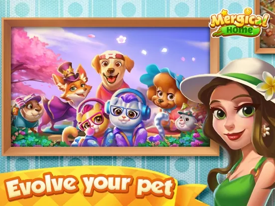 Mergical Home-Fun puzzle game iPad  스크린샷