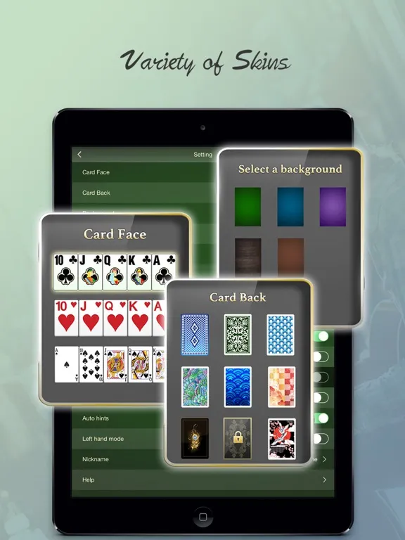 Capturas de pantalla de Solitaire - Free Classic Card Games App iPad 