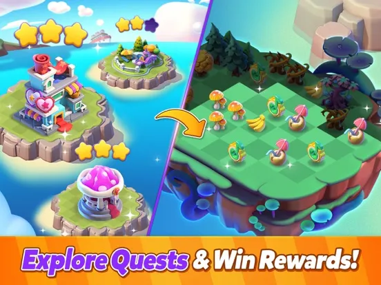 Mergical - Match Island Game iPad 应用截图