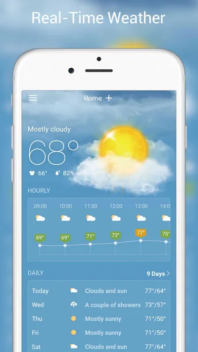 Capturas de pantalla de Live Weather - Weather Radar & Forecast app