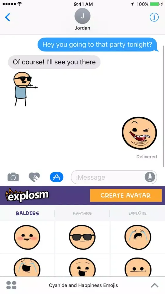 Cyanide and Happiness Emojis स्क्रीनशॉट