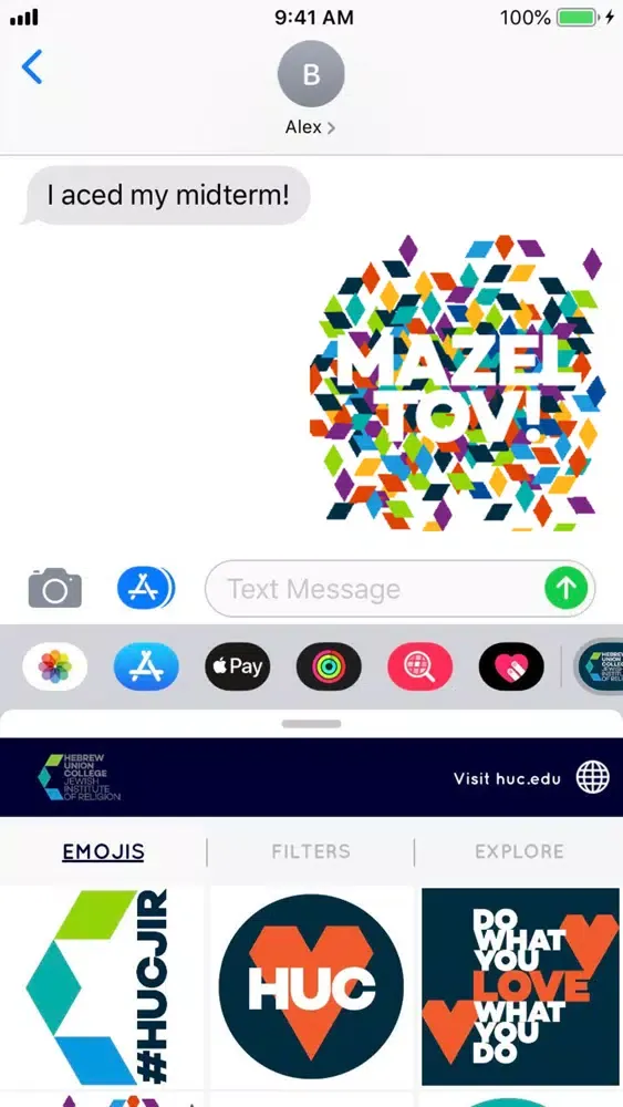 Capturas de pantalla de HUCmoji