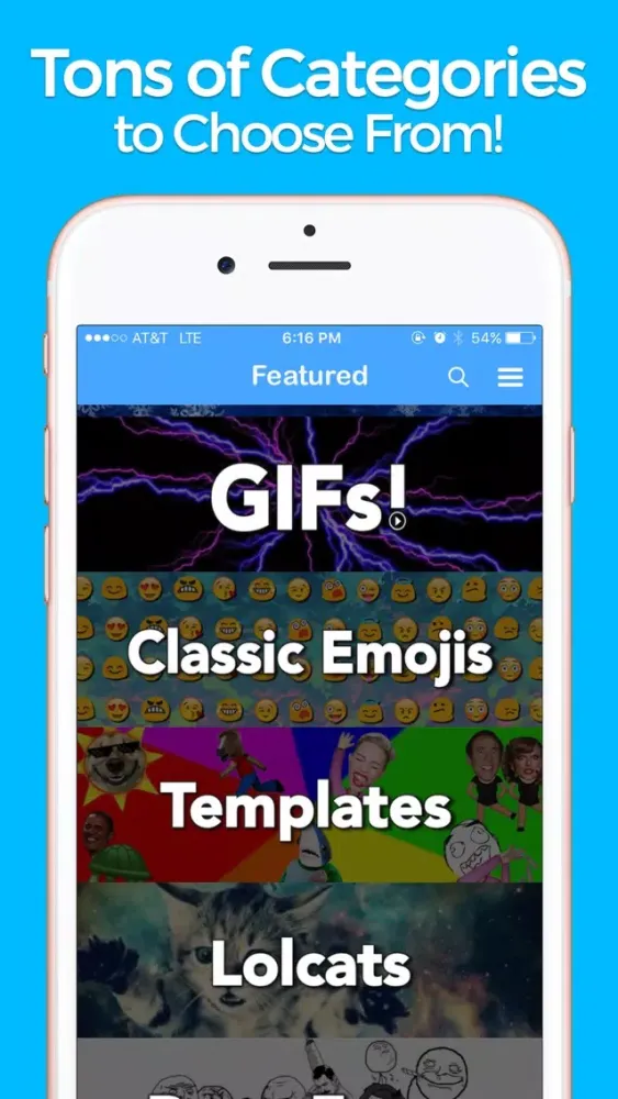 YourMoji - Custom Emojis, GIFs应用截图