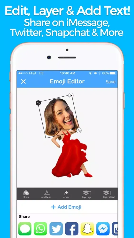 YourMoji - Custom Emojis, GIFs应用截图