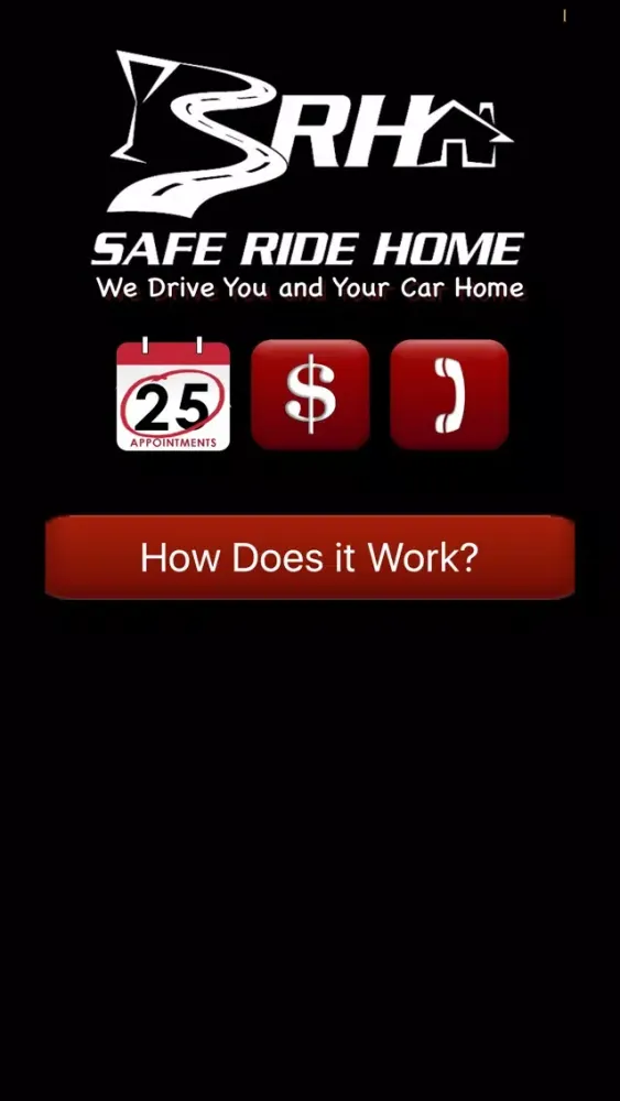 SafeRide Home Ekran Görüntüleri