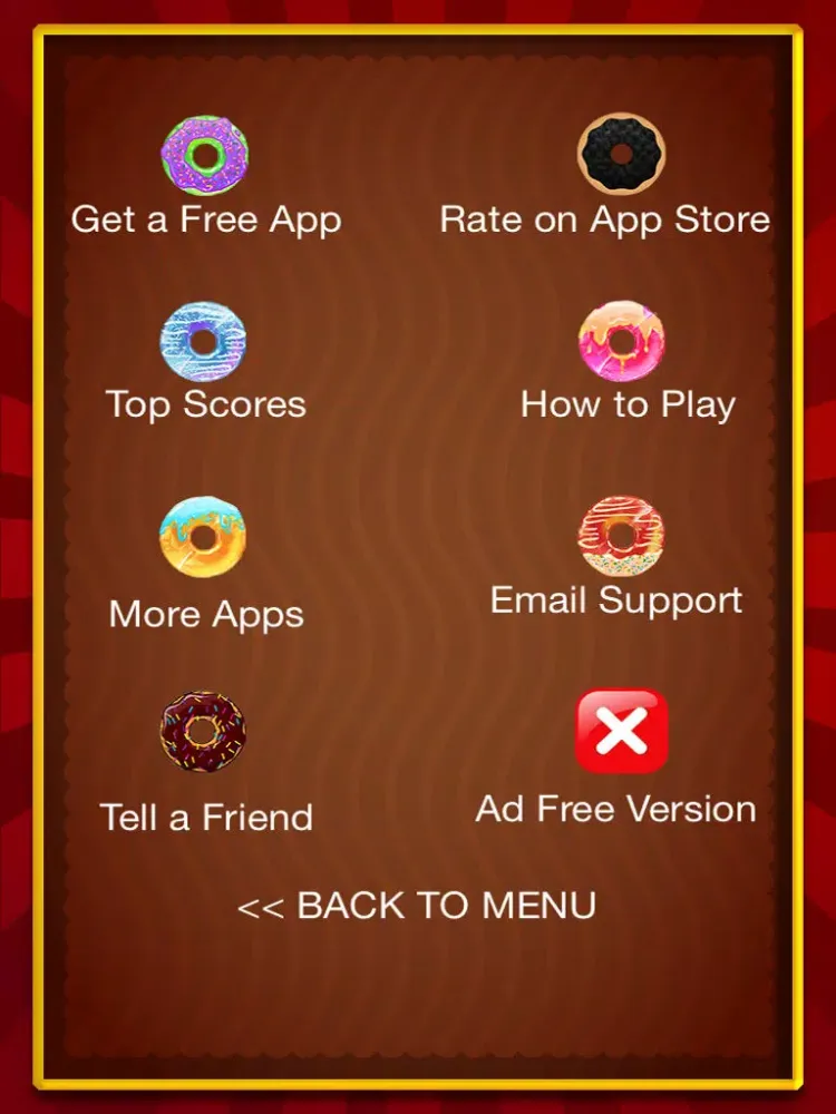 Screenshot di Doughnut-s Delicious :Donut-s Free-Fall Match-ed 3 Challenge iPad 