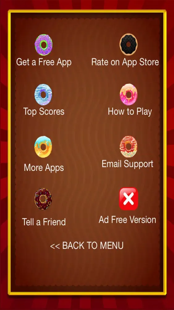 Screenshot di Doughnut-s Delicious :Donut-s Free-Fall Match-ed 3 Challenge