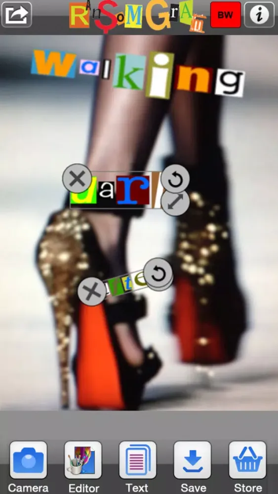 Capturas de pantalla de RansomGram - Picture Message