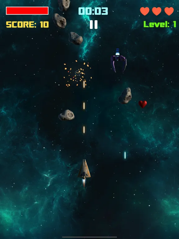Space_Defender iPad  스크린샷