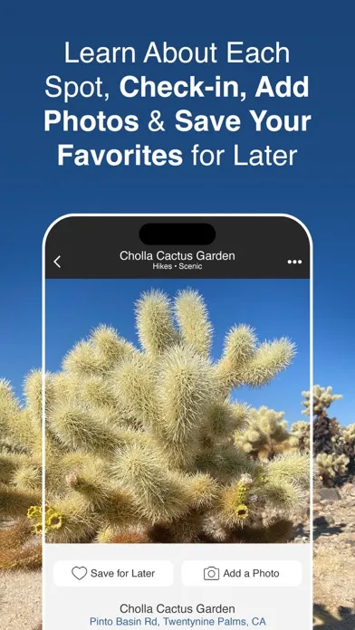 Joshua Tree Offline Guide سکرین شاٹس