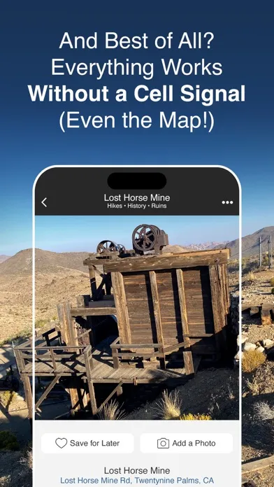 Joshua Tree Offline Guide سکرین شاٹس