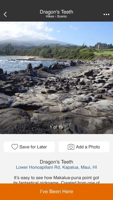 Capturas de tela do Maui Offline Island Guide