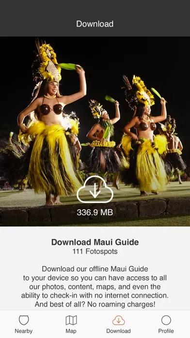 Capturas de tela do Maui Offline Island Guide