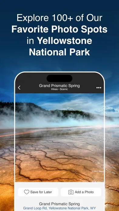 Yellowstone Offline Guide Ekran Görüntüleri