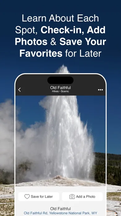 Yellowstone Offline Guide Ekran Görüntüleri