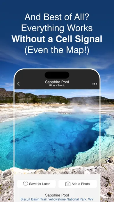 Yellowstone Offline Guide Ekran Görüntüleri