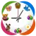 Easter clock live wallpaper