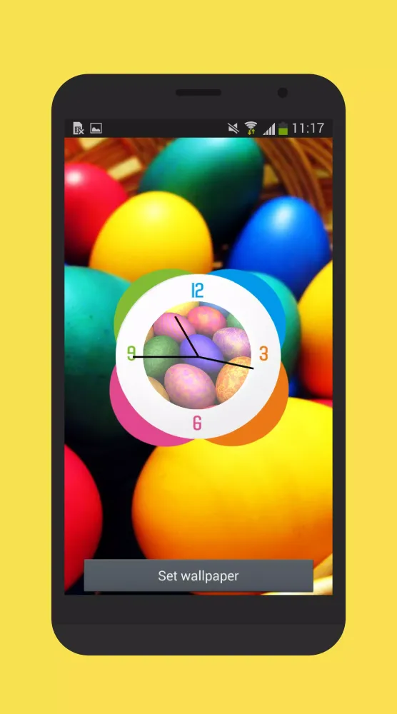 Screenshot di Easter clock live wallpaper
