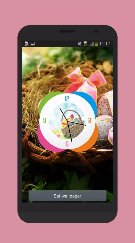 Screenshot di Easter clock live wallpaper