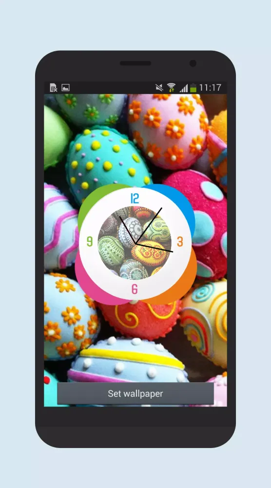 Screenshot di Easter clock live wallpaper