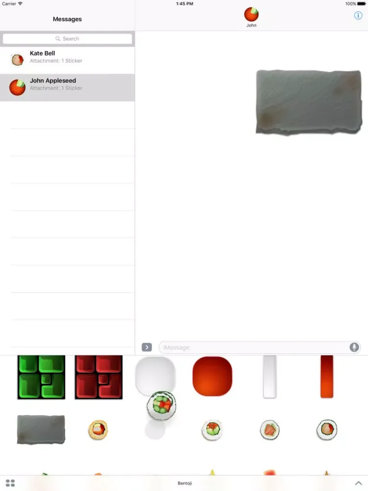 Bentoji | Japanese Sushi to share with friends iPad  スクリーンショット