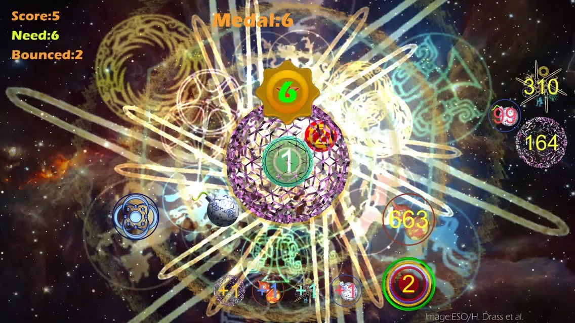 Capturas de tela do Meteor Raid