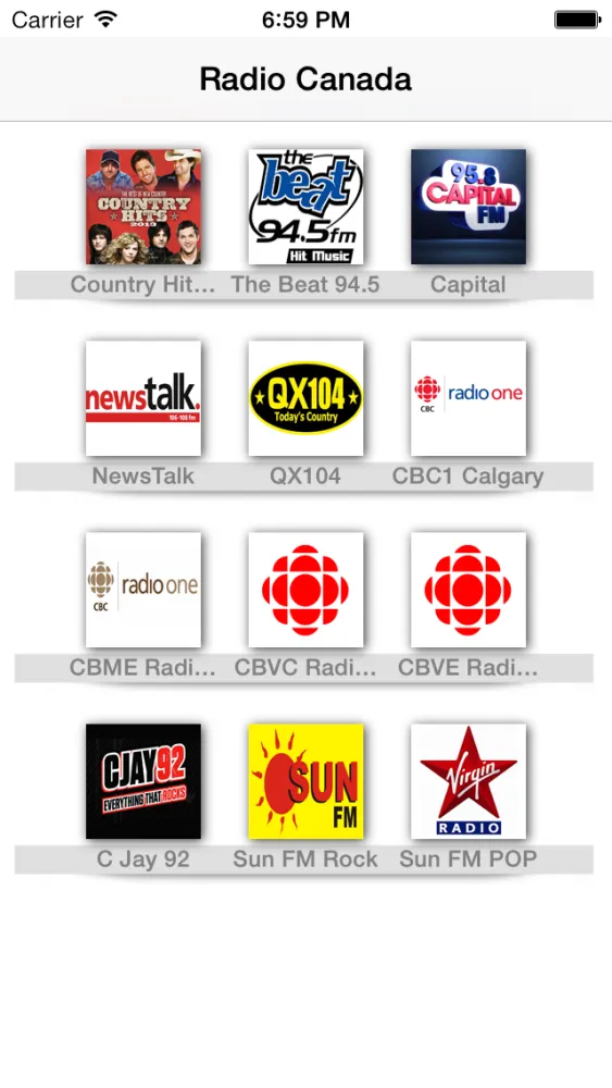My Radio Canada: Canadian All radios in the same app! Cheers radio;) سکرین شاٹس