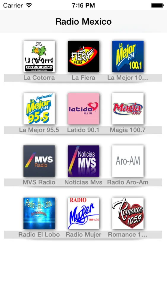 Mi radios México: Mexicana Todas las radios en la misma aplicación! Saludos de radio;) スクリーンショット