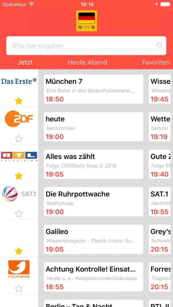 TV-Programm in Deutschland स्क्रीनशॉट