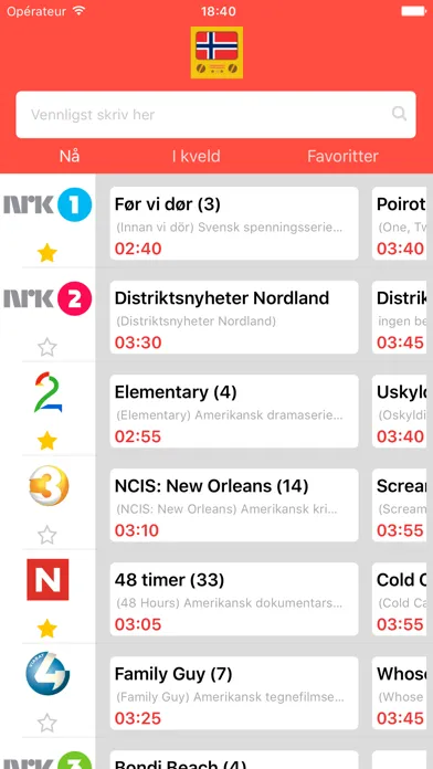 Capturas de pantalla de TV-guide Norge - TV Listings Norway