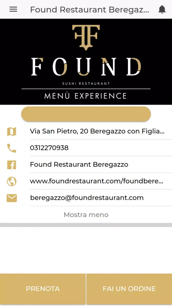 Found Restaurant应用截图