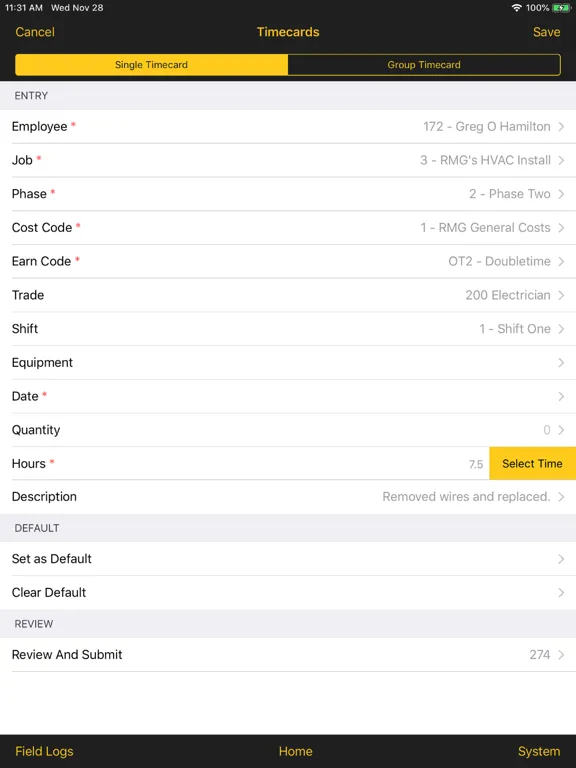 تصاویر FOUNDATION Field Log iPad 