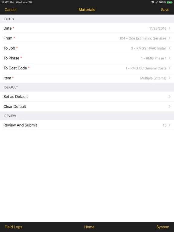 تصاویر FOUNDATION Field Log iPad 