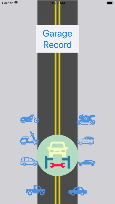 Tangkapan layar Garage Record