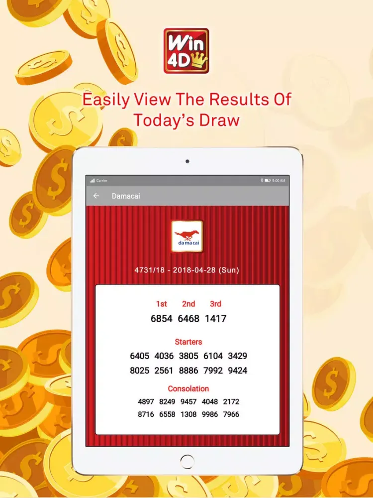 Ảnh chụp màn hình của Win4D iPad 