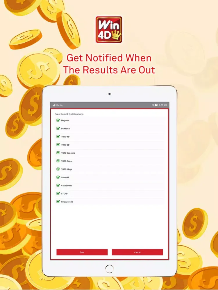Ảnh chụp màn hình của Win4D iPad 