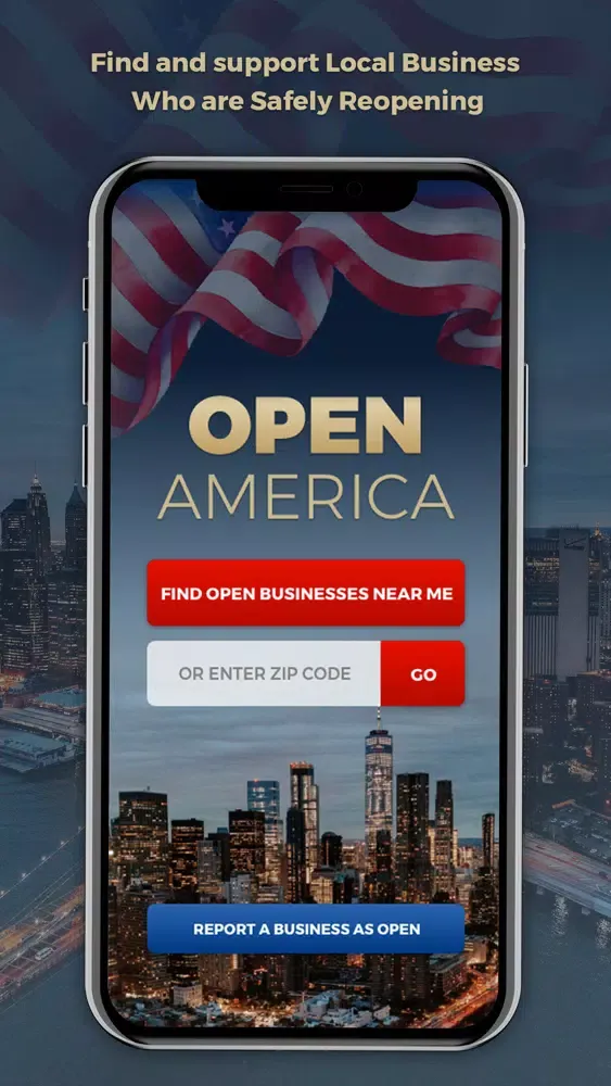 Ảnh chụp màn hình của Open America