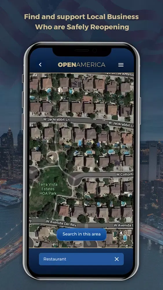 Ảnh chụp màn hình của Open America