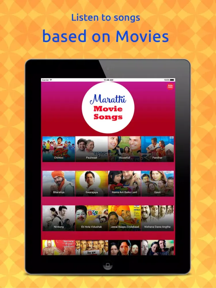 Screenshot di Marathi Movie Songs iPad 